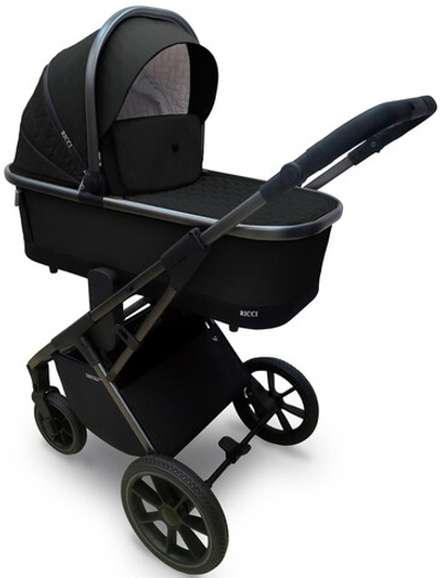 Детская коляска Sweet Baby Ricci 2 в 1 2024 Black 426669