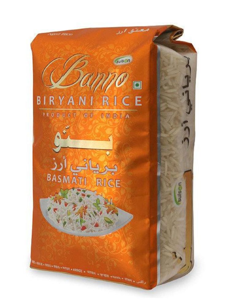 Рис Banno Басмати Biryani выдержанный 500 г x 4 шт