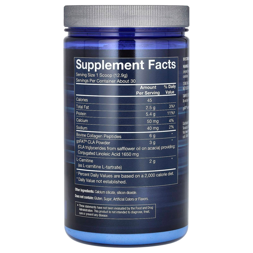 BodyTech, КЛК-карнитин и коллаген, без добавок, 387 г (13,65 унции)
