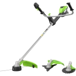 Аккумуляторный триммер Greenworks TB201H 82В (1 x 5 Ач, ЗУ) захват 460 мм, 6.7 кг, 2112407UB