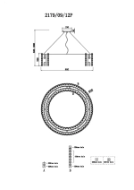 Подвесная люстра Stilfort DELONE 2179/09/12P