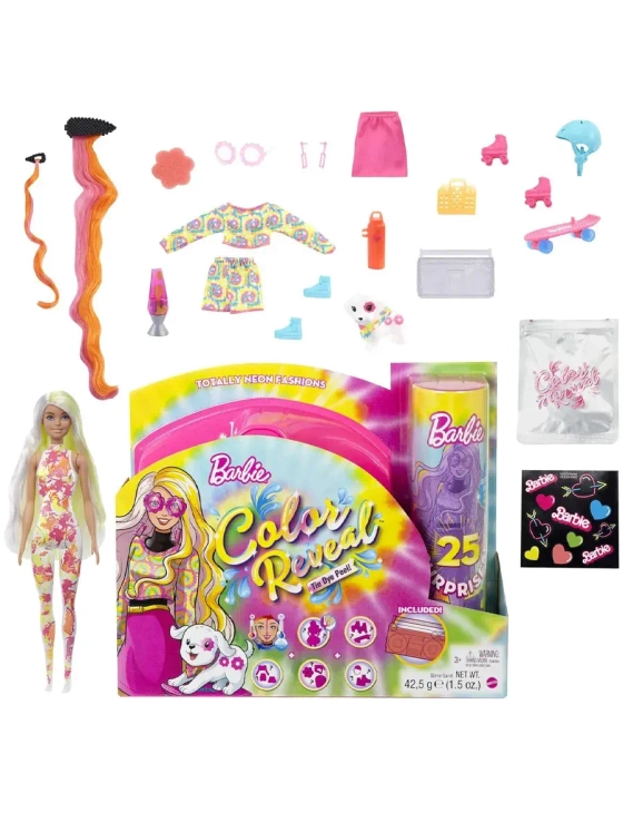 Кукла Барби Color Reveal Totally Neon Fashions HCD26