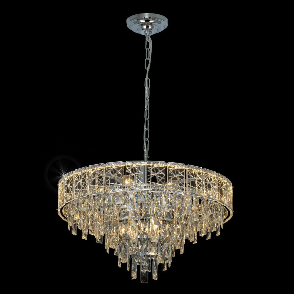 Citilux SAGRADA CL317261 Люстра хрустальная подвесная Хром