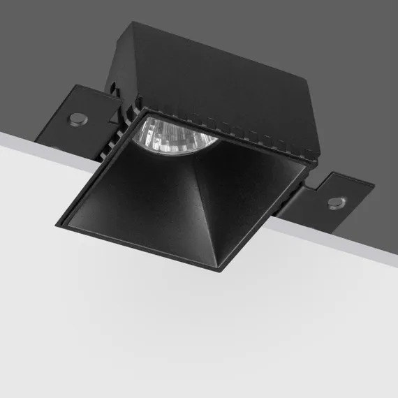 370998 WIR NT25 000 черный Светильник встраиваемый для ГКЛ потолка IP20 GU10 50W 220V NIMBUS