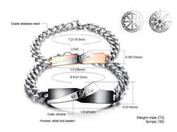 Парные браслеты Steelman mn00356