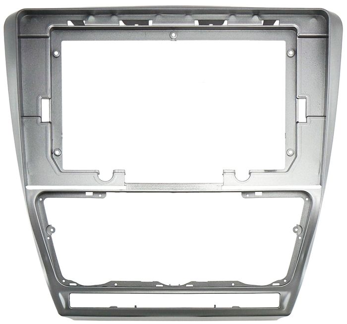 Магнитола для Skoda Octavia A5 2004-2013 (рамка серебро) - Teyes CC3-2K монитор 13", QLED+2K, Android 10, Быстрая, 4G SIM-слот, CarPlay