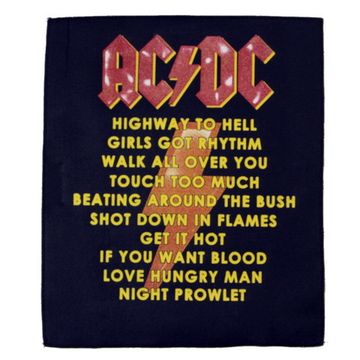 Нашивка спиновая AC/DC Highway To Hell лого