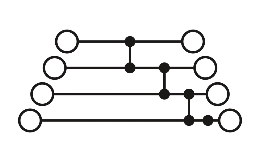 1336411 - PT 2,5-4PV - Многоярусный клеммный модуль