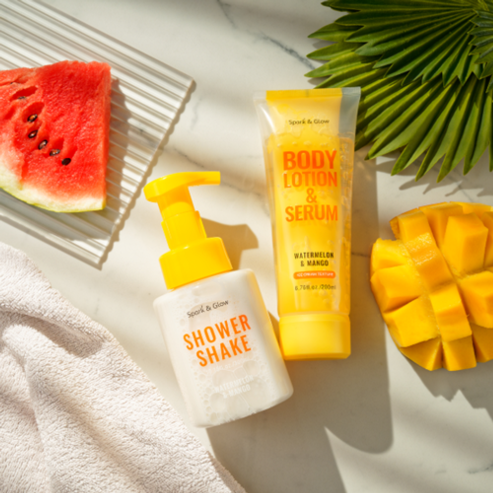 Spark&Glow Лосьон для тела с ароматом арбуза и манго - Body lotion watermelon&mango, 200мл