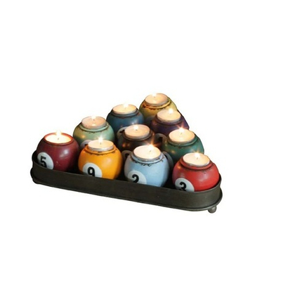 Подсвечники Бильярд, 31 см