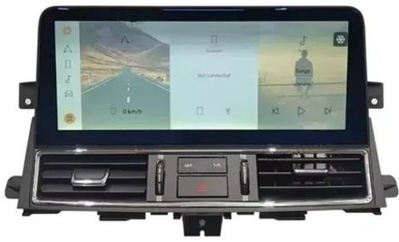 Магнитола для Infiniti QX56/QX80 2010-2019 (поддержка Bose, 360 и мониторов) - Carmedia HP-N1230 Android 12, 8ГБ-128ГБ, SIM-слот, CarPlay, 2K