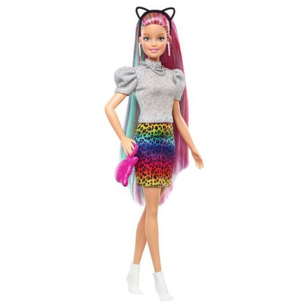 Кукла Mattel Barbie с разноцветными волосами, GRN81