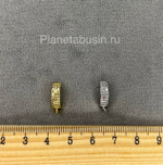 Швензы люкс (Корея) пара с микроцирконами 0558
