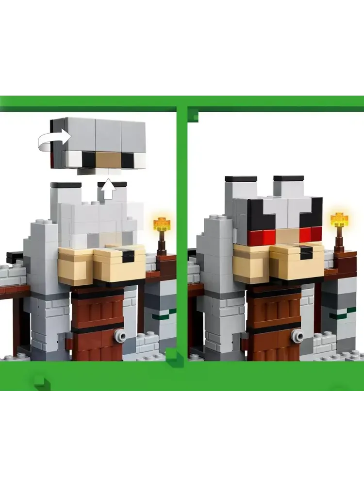 Конструктор Minecraft 21261 Волчья крепость