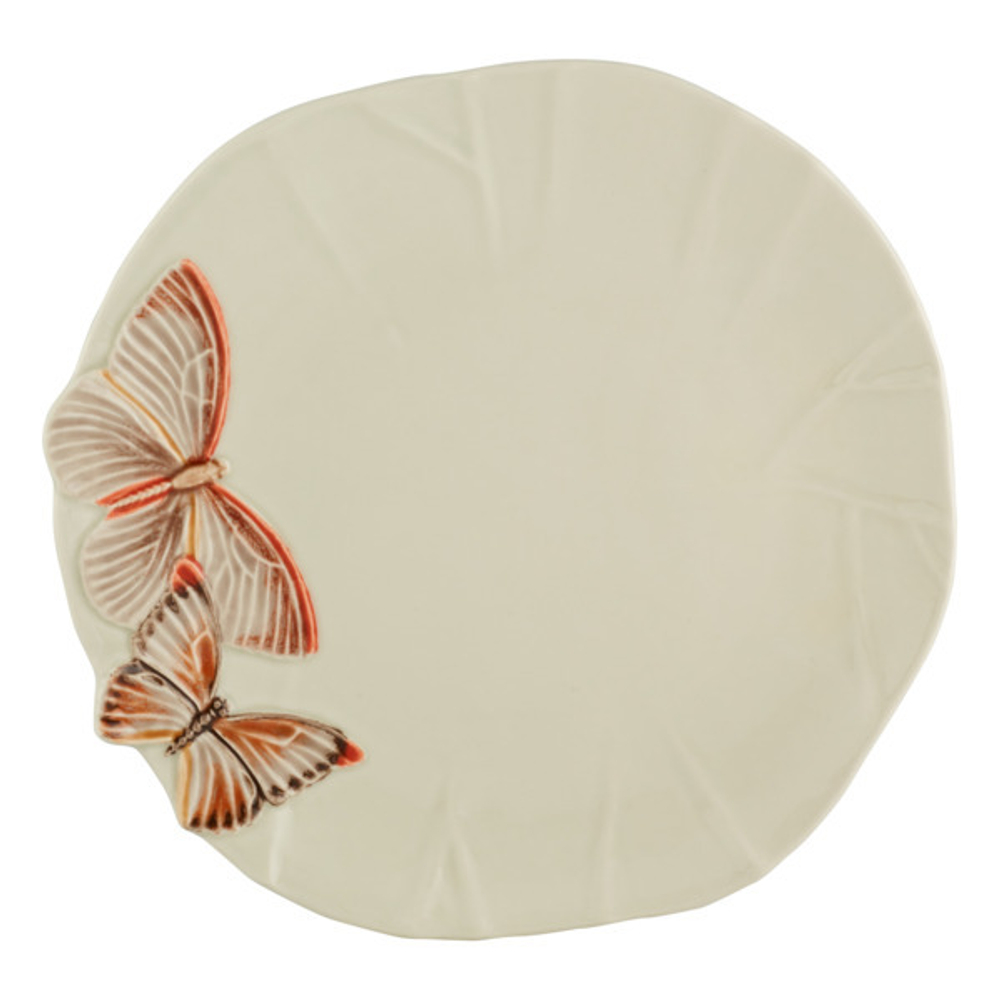 Тарелка обеденная 29см Bordallo Pinheiro Облачные бабочки