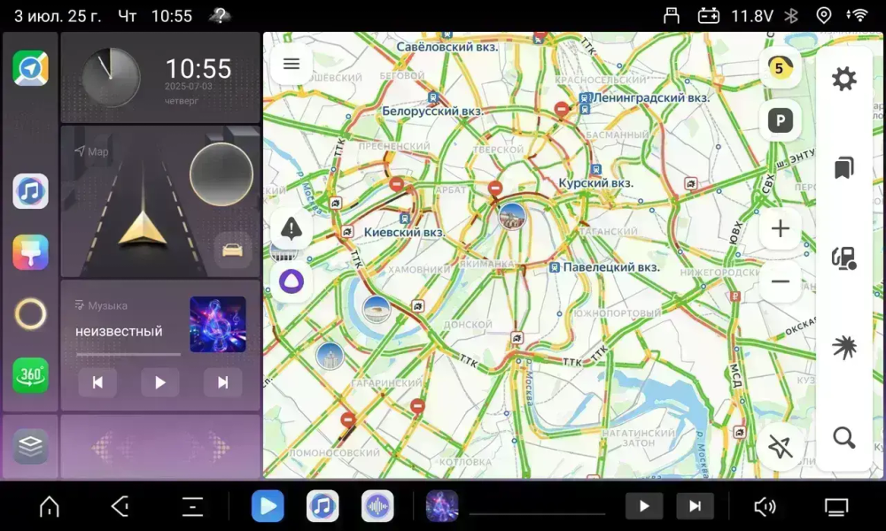 Магнитола для Mazda CX-9 2007-2015 - Carmedia OL-1582 (кнопки и крутилки) Android 13, TS20, 6+128Гб, CarPlay, 4G SIM-слот