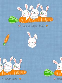 Пододеяльник Сказка "Морковный рейс" евро на молнии 200х215 см, перкаль