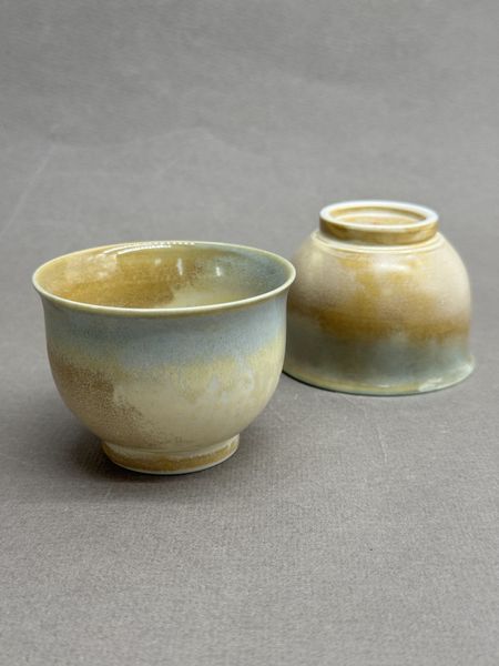 Чашка с градиентом, глина, 80мл