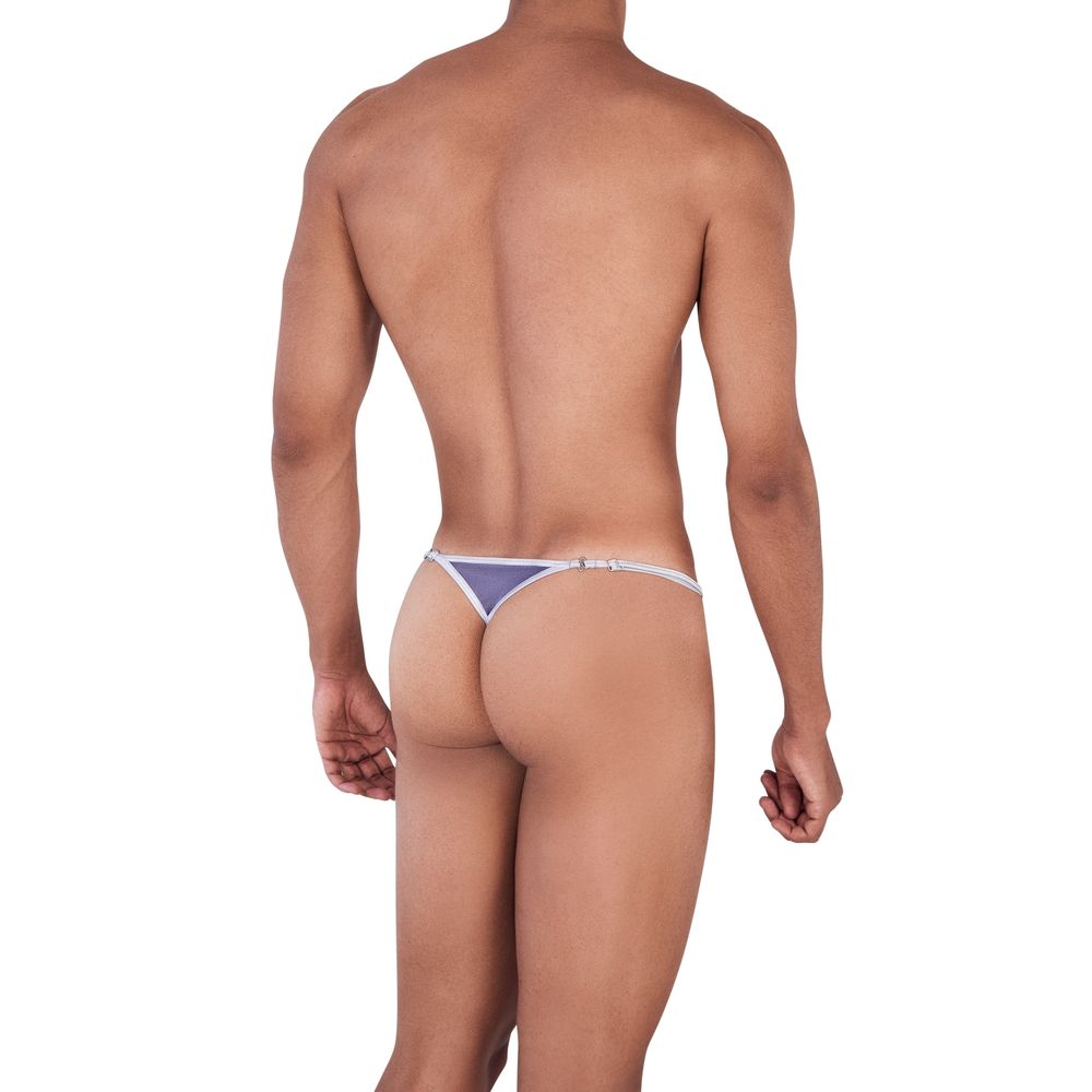 Мужские трусы стринги серые Pikante BUD THONG 033812