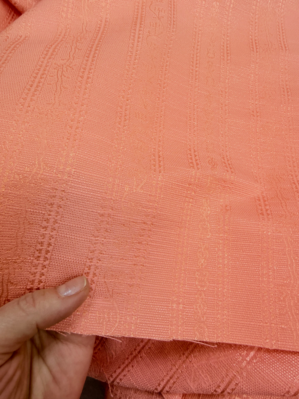 Ткань платьевая жаккард (Италия) хлопок 90% вискоза 10% ш 150см 1 м