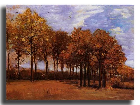 Репродукция "Ван Гог - Осенний пейзаж"