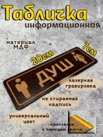 Табличка на туалет