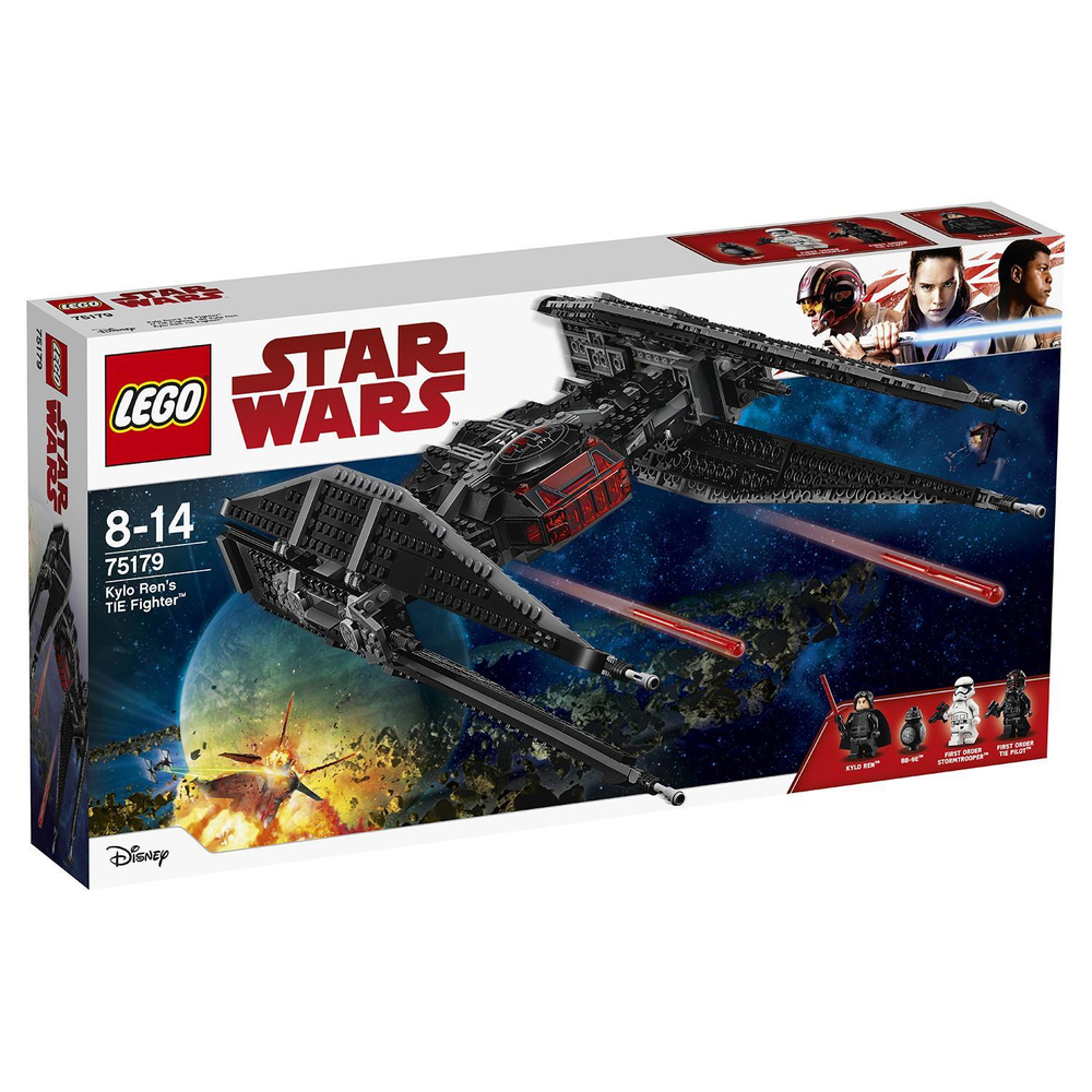 LEGO Star Wars: Истребитель СИД Кайло Рена 75179 — Kylo Ren's TIE Fighter — Лего Стар ворз Звёздные войны