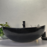Раковина из камня Андезит Oval Black OA-62835 (55*38*19) 104