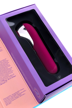 Вакуум-волновой стимулятор клитора Satisfyer Dual Love Connect App, силикон, красный, 16 см.