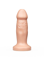 Телесная анальная пробка-фаллос - 12 см.