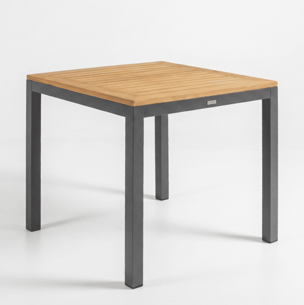 Стол обеденный Ideal Patio ТЕЛЛА алюминий, тик 80x80 см (4 ножки) резервный дубль