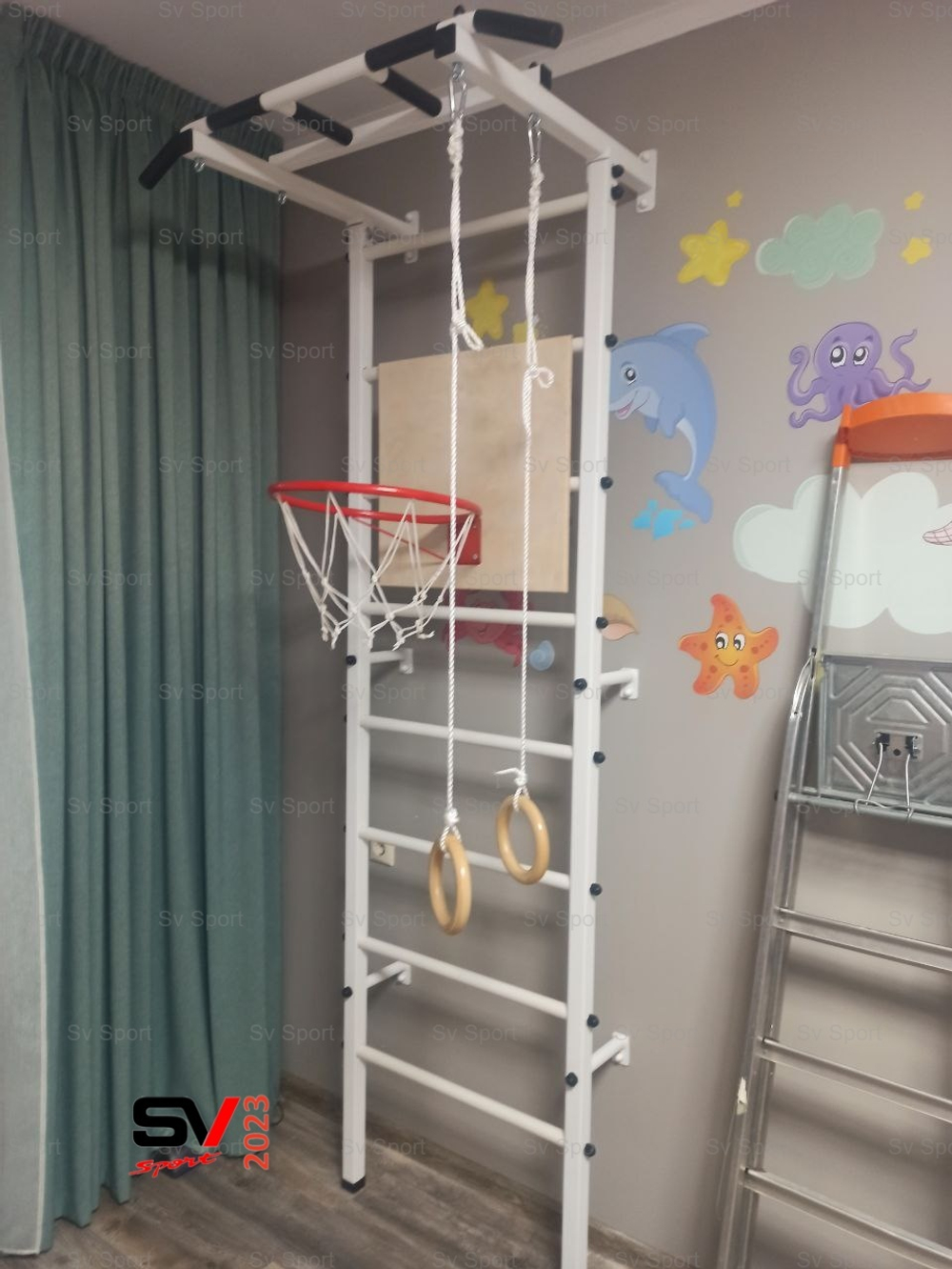 Монтаж шведской стенки Sv Sport в пеноблочные, газоблочные стены