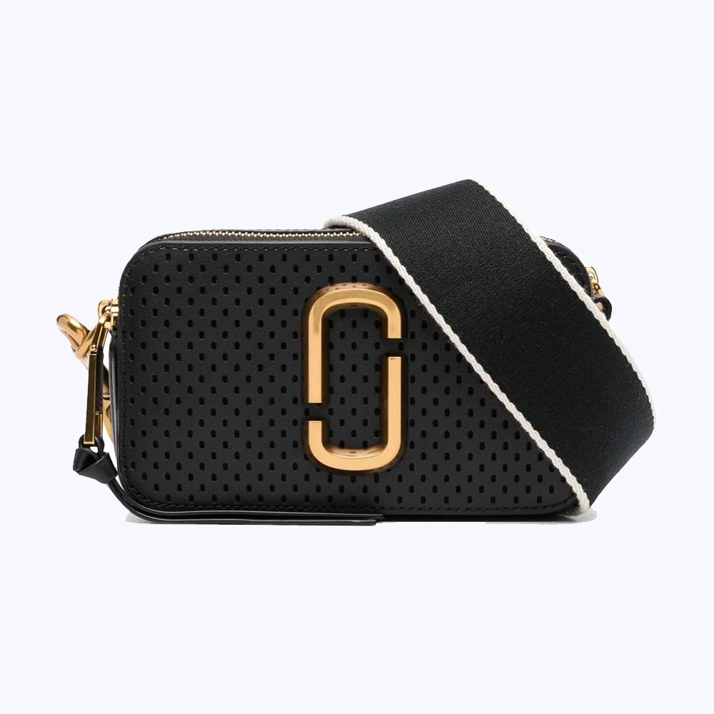 СУМКА MARC JACOBS THE PERFORATED SNAPSHOT BLACK