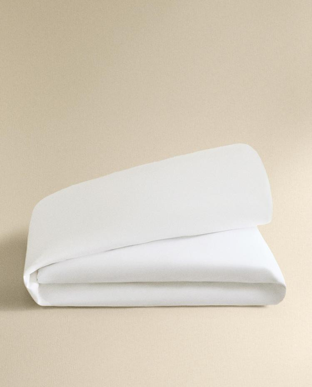 ZARA HOME Сатиновый пододеяльник (1000 нитей на дюйм), белый