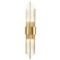 Настенный светильник Crystal Lux Atento AP2 Brass/Transparente