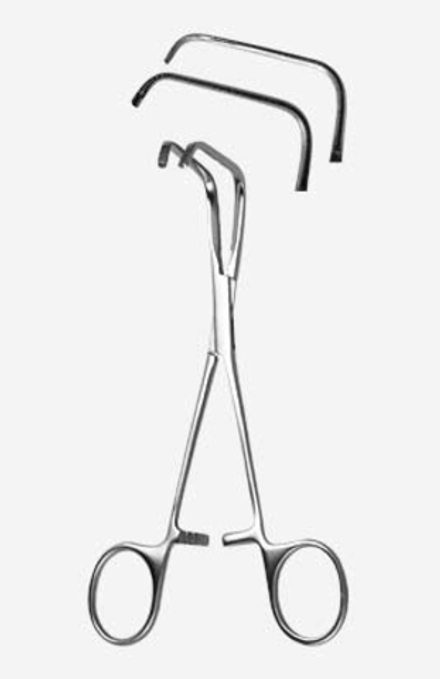 ТМ- З-103 Зажим сосуд.эласт.зубч.с фиксац. (по Сатинскому) 5, 186 мм (НОВОЕ ИСПОЛНЕНИЕ)