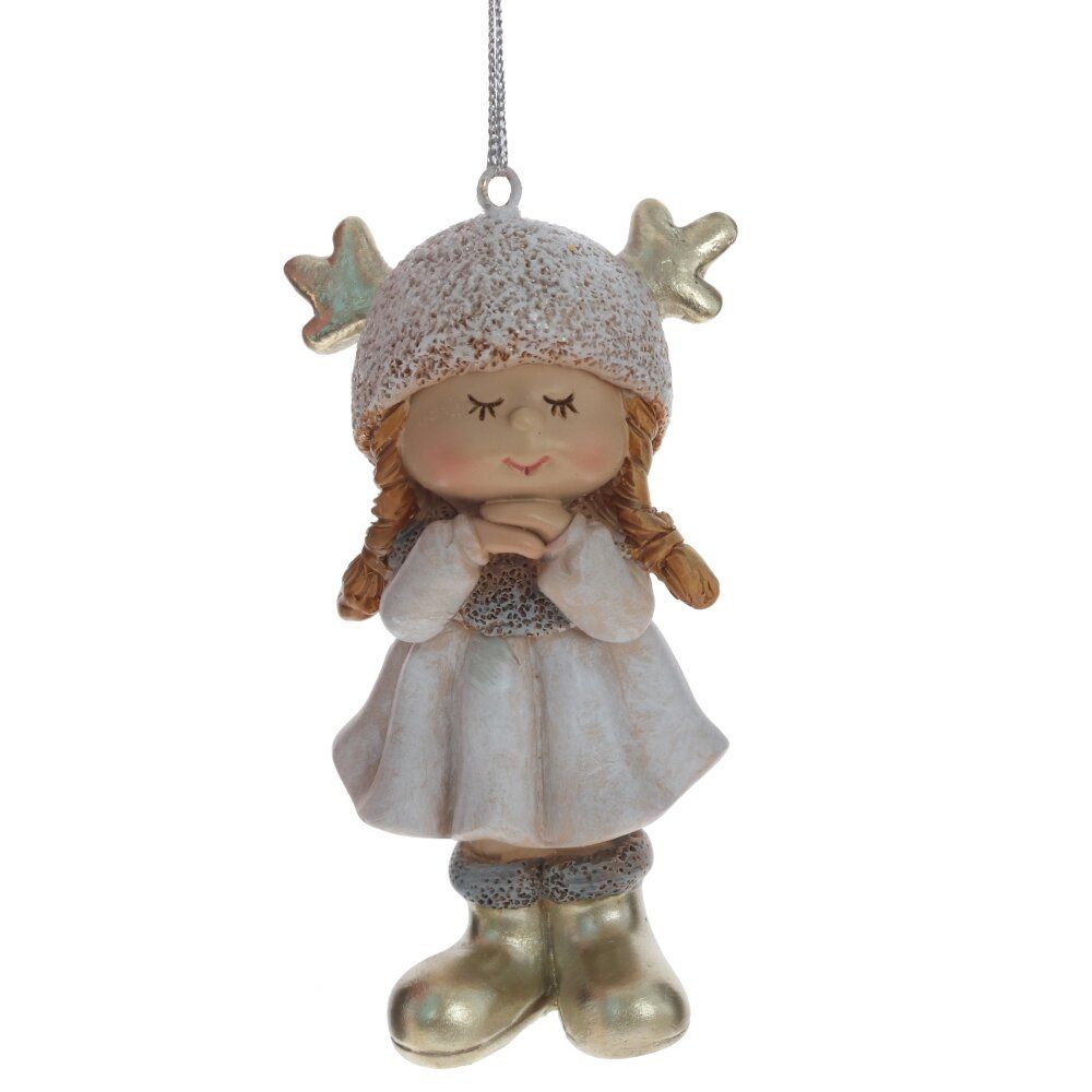 GAEM Изделие декоративное подвесное "Мальчик/Девочка", L5 W4 H9,5 см, 2в.