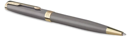 Parker Sonnet Grey Core GT - Ручка шариковая черная M, подарочная упаковка