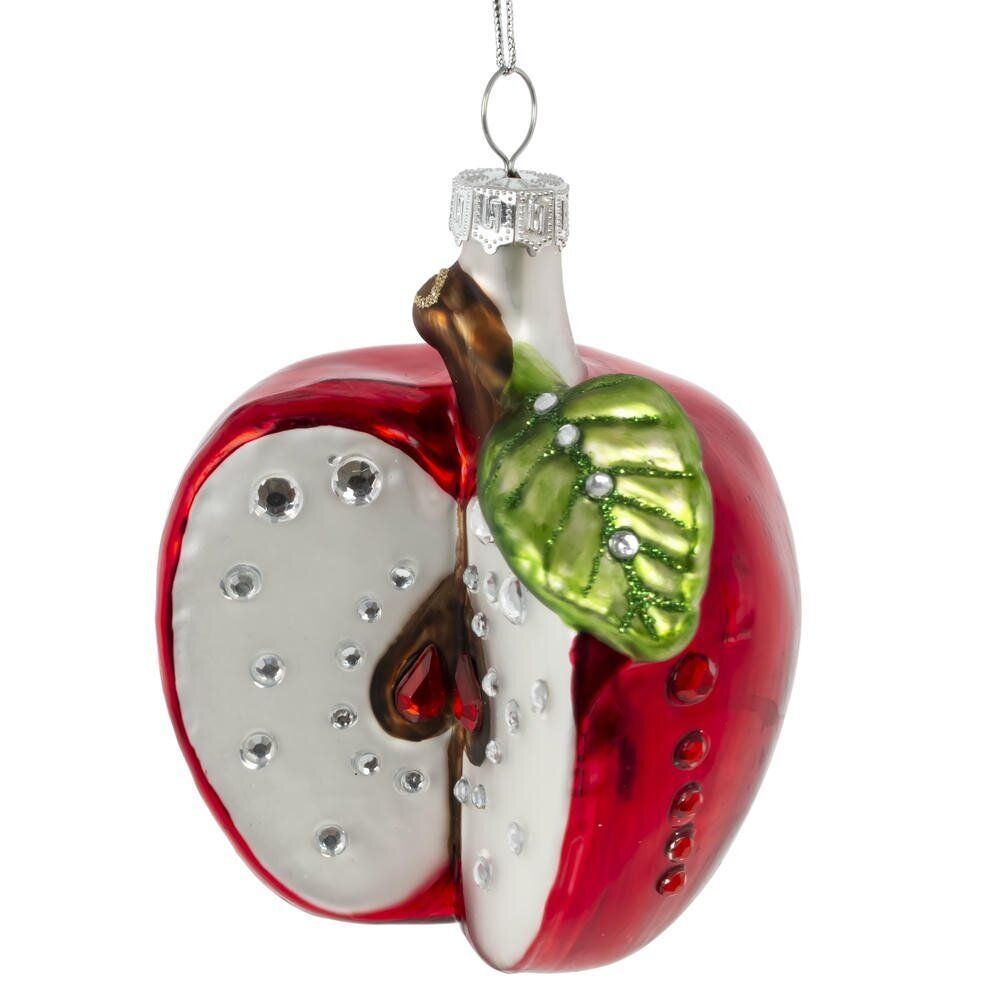 GAEM Украшение новогоднее "Яблоко", L7 W6 H10 см