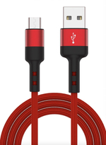 Кабель ROSCO Type-C 2 метра оптом (арт. CABLE-USB-TYPE-C-2M-RED)