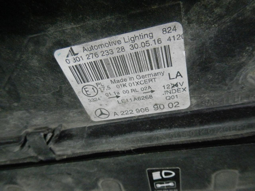 Фара левая Mercedes S w222 (2013-2017) LED