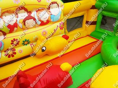 Коммерческий надувной батут "Сафари-экскурсия" 5*5*2,8 м