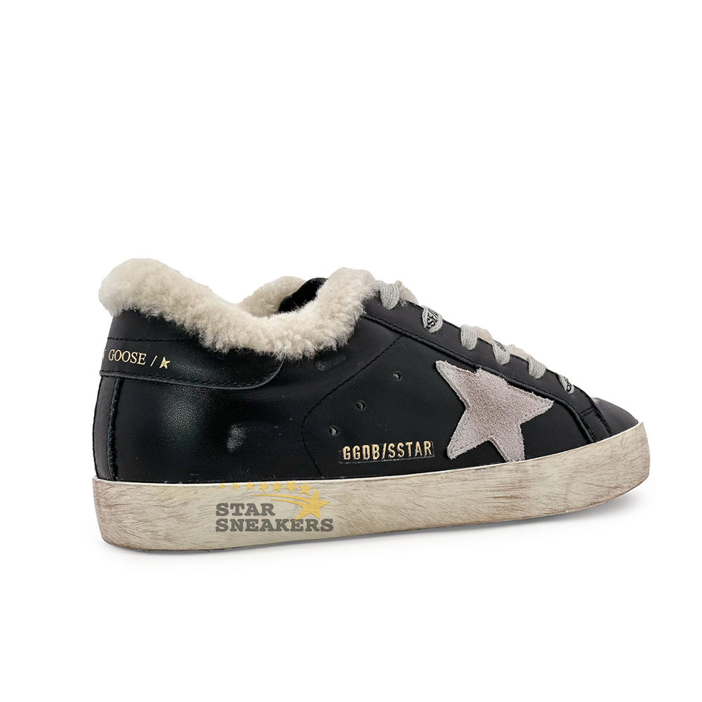 Кеды c мехом Golden Goose Superstar