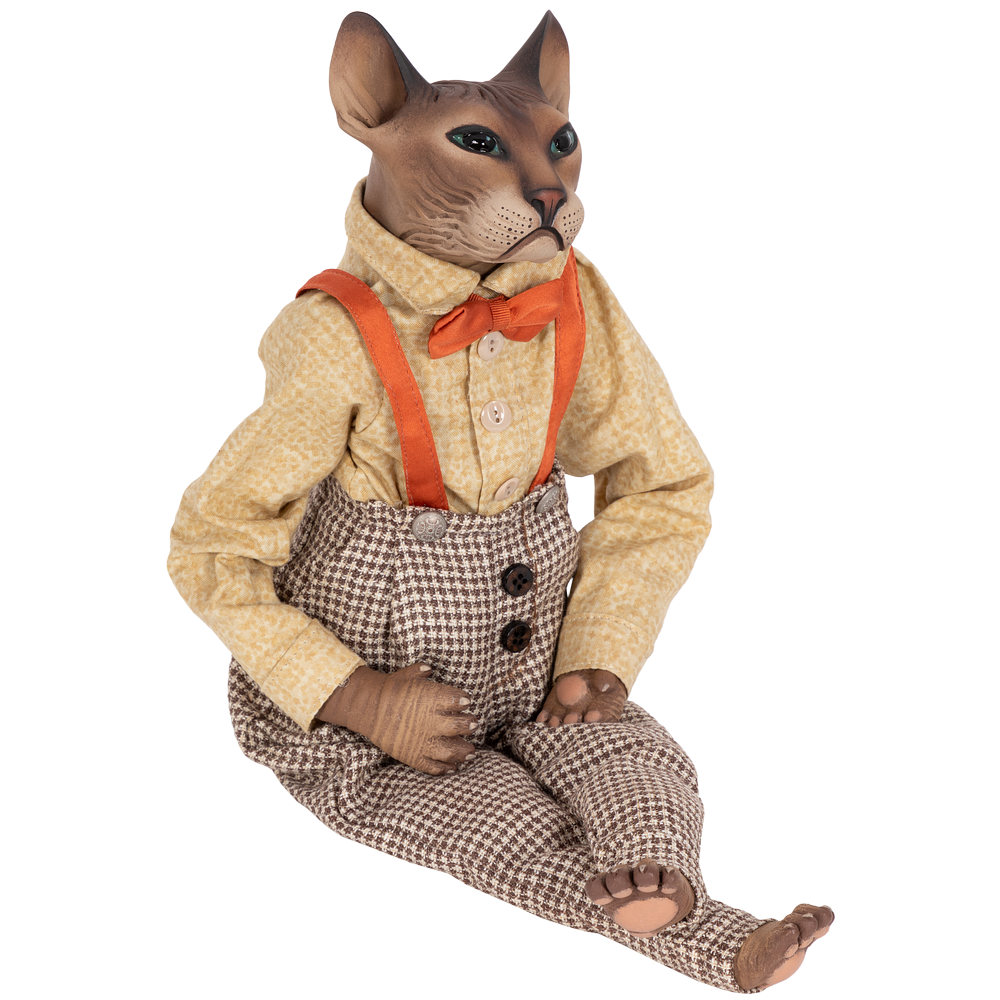 Кукла коллекционная Кот Бруно