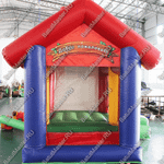 Батут "Домик в деревне с крышей" 3.5*3*2.7 м