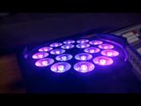 PL-P185B — светодиодный PAR-прожектор 18×15 Вт RGBWA-UV