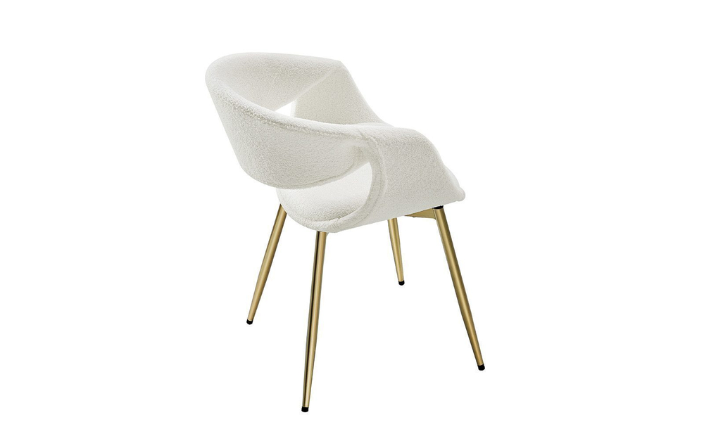 Стул JY1829Q-T белый IPD1859-1/золото