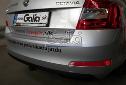Фаркоп оцинкованный Galia S105C для Skoda Octavia седан/универсал 2013-(паспорт и сертификат в комплекте)(без электрики)