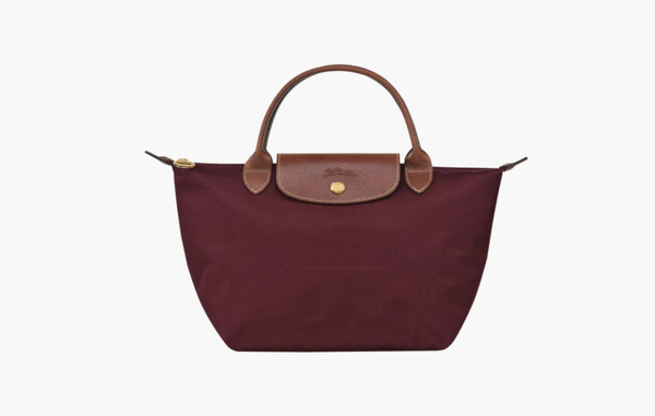 Longchamp Le Pliage Original Recycled Canvas M Handbag "Burgundy"