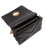 Кожаная сумка через плечо LOVE CLICK MINI SHEEP NAPPA BI Pinko - черный(100067 A136)